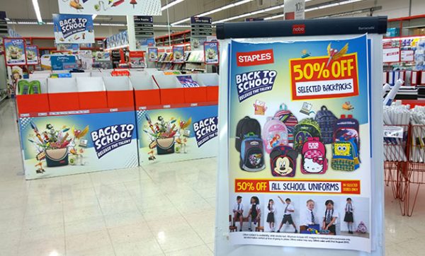 Staples uses Paragon's routing and scheduling software to meet back to school stationery demand